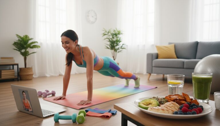 Treinos em Casa para Iniciantes na Vida Saudável