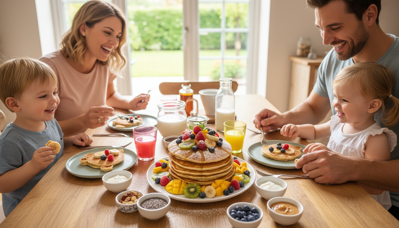 Panquecas Proteicas: A Escolha Saudável Para Famílias Com Crianças