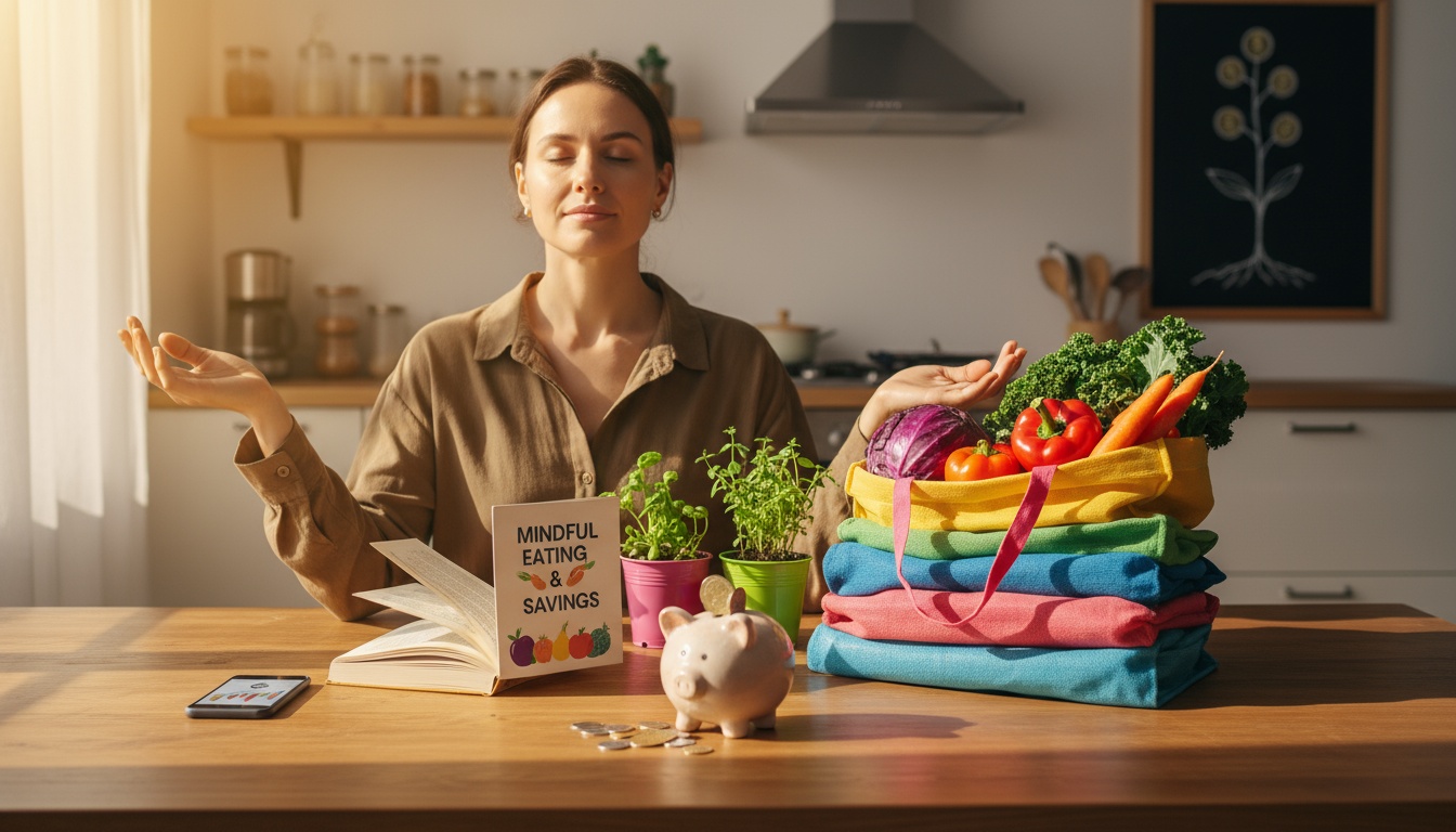 Mindfulness e Presença para Economizar na Cozinha