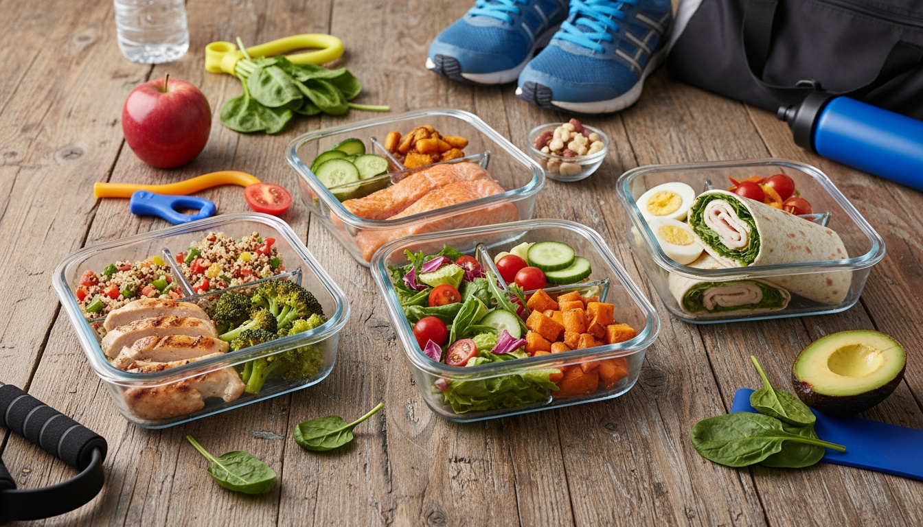 Refeições rápidas e nutritivas para quem treina na academia