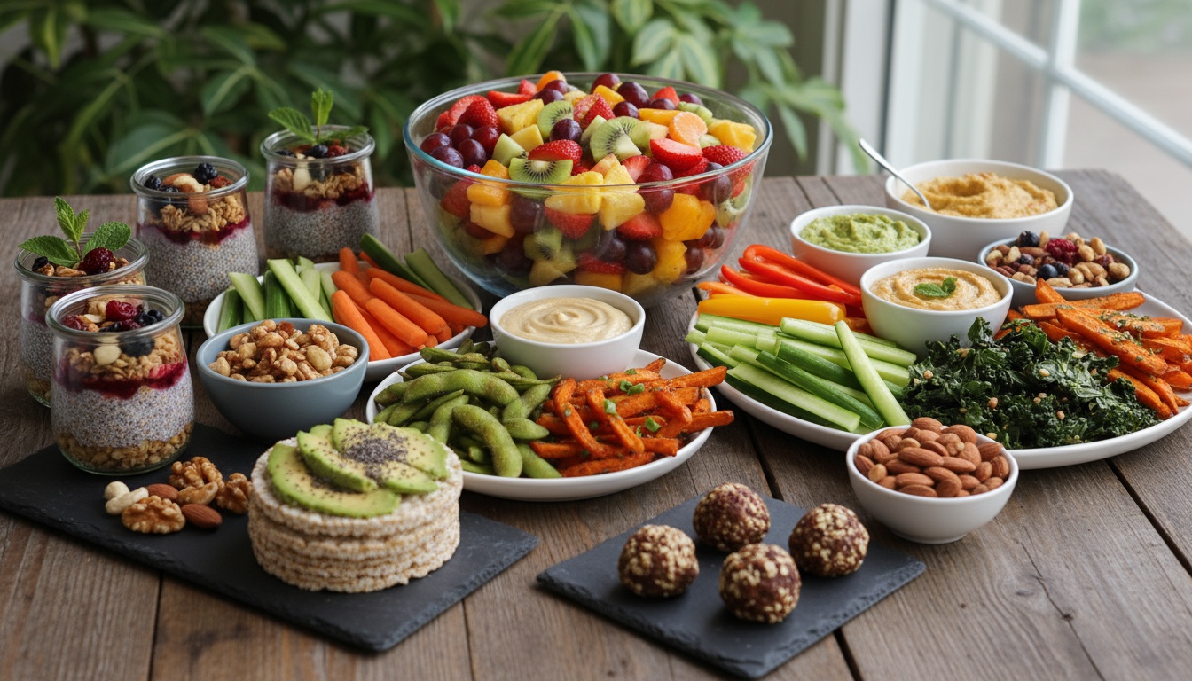 Lanches Saudáveis para Vegetarianos e Veganos: Sabor e Nutrição