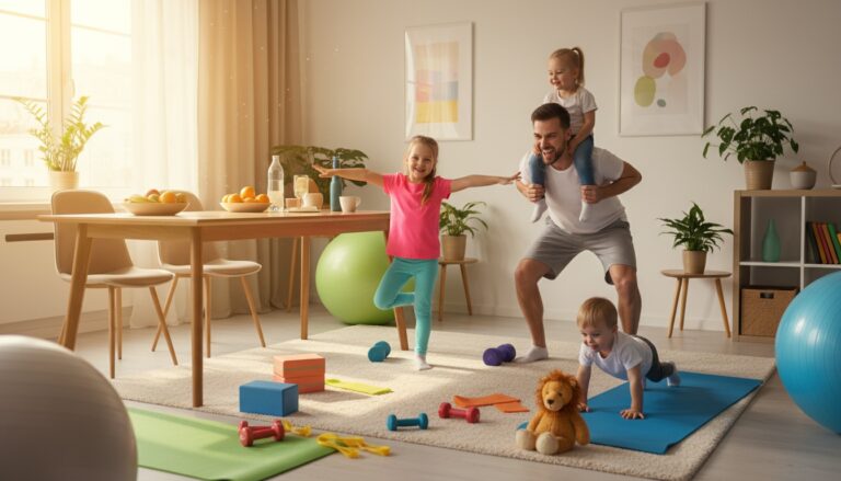 Treinos em Casa para Famílias com Crianças: Divirta-se e Emagreça Juntos