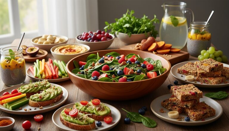 Snacks Saudáveis para Vegetarianos e Veganos: Delícias que Nutrem