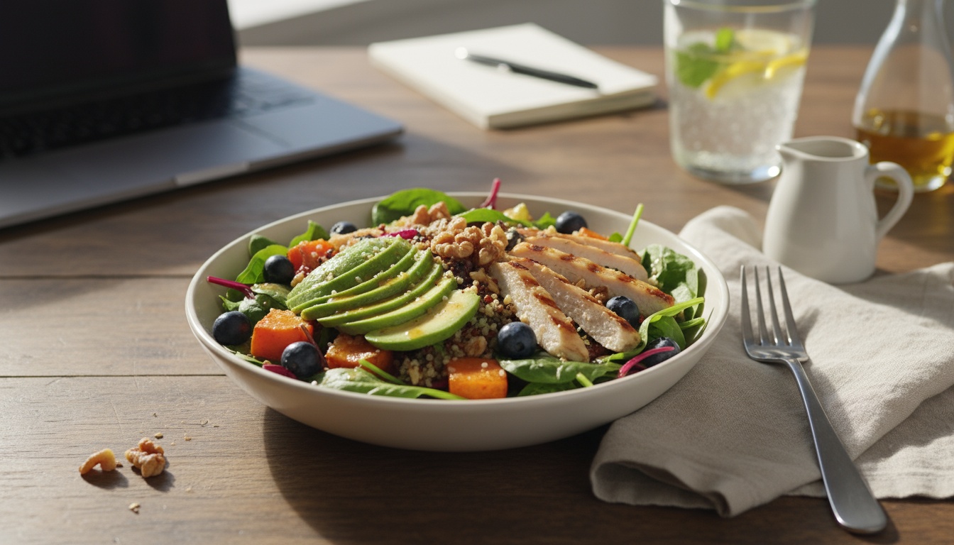 Refeições Rápidas e Nutritivas para Foco e Produtividade