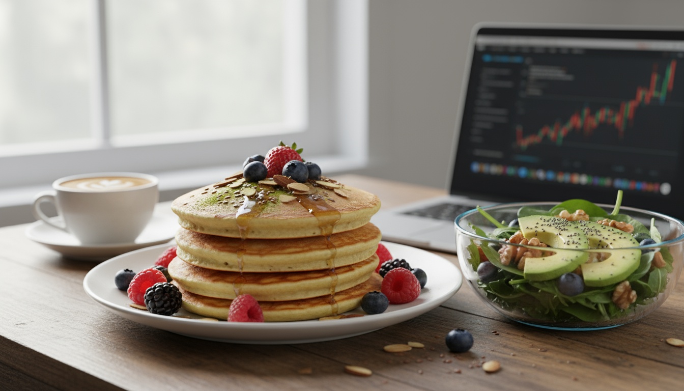 Panquecas Proteicas: O Segredo para Foco e Produtividade