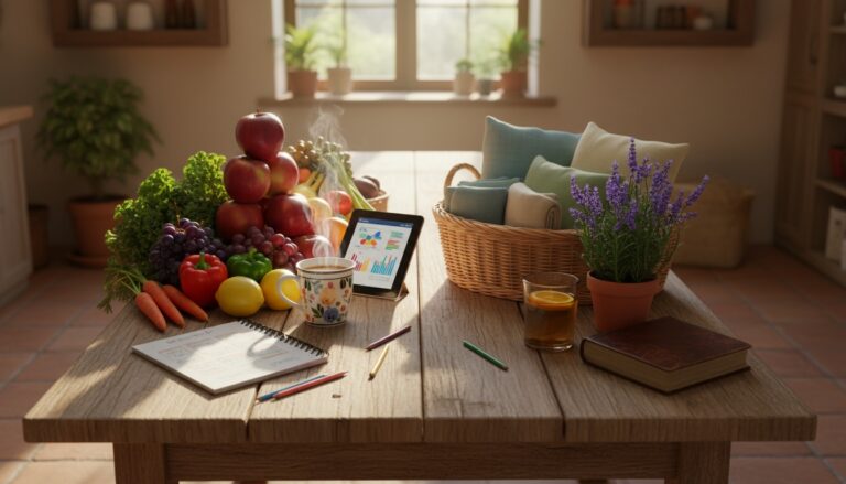 Produtividade e Descanso: O Equilíbrio para Recomeçar Hábitos Saudáveis