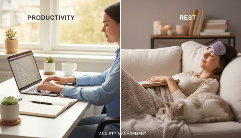 Produtividade e Descanso: Equilibrando a Ansiedade no Dia a Dia