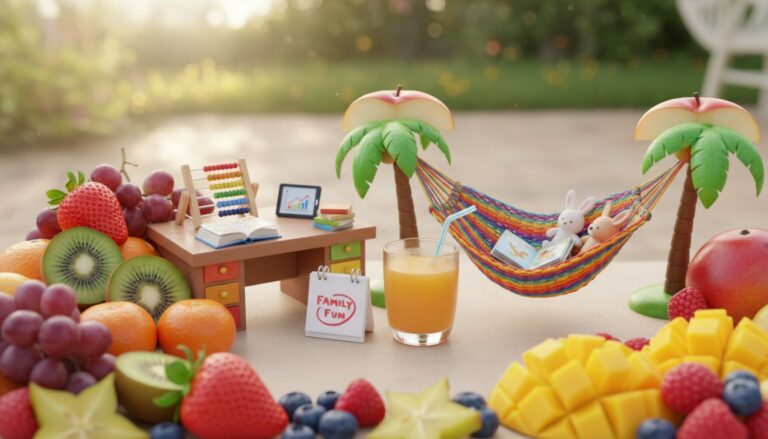 Produtividade e Descanso para Famílias com Crianças