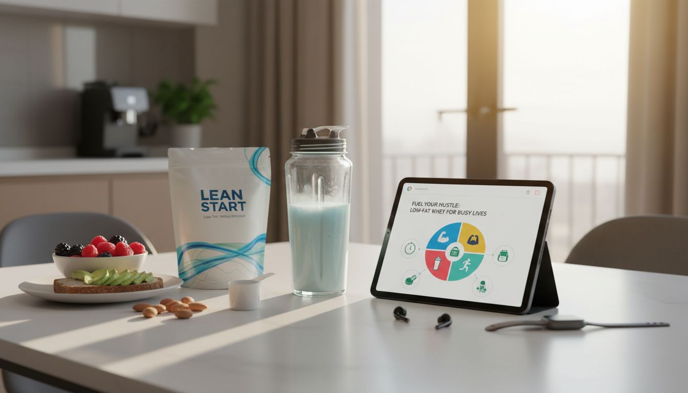 Whey Protein Low Fat para Quem Tem Rotina Corrida: Energia e Nutrientes à Mão