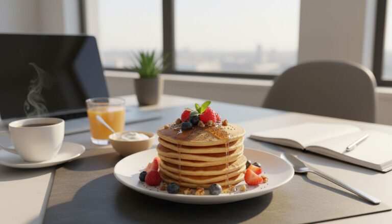 Panquecas Proteicas: Uma Revolução na Alimentação no Trabalho