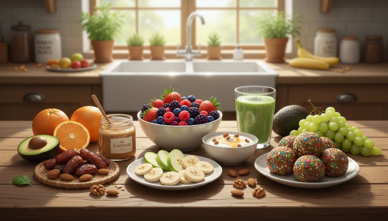 Snacks Saudáveis para Aumentar sua Energia no Dia a Dia